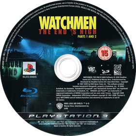 Watchmen: The End Is Nigh - Disc Image