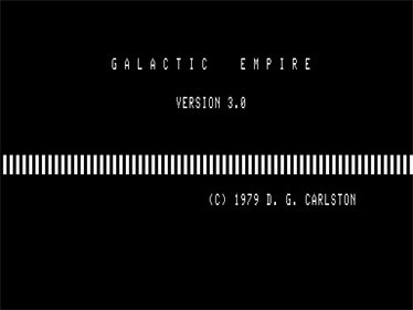 Galactic Empire - Screenshot - Game Title Image