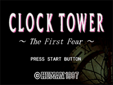Clock Tower: The First Fear - Screenshot - Game Title Image
