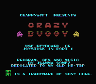 Crazy Buggy - Screenshot - Game Title Image