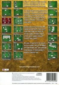 21 Card Games - Box - Back Image