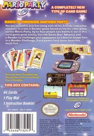 Mario Party-e - Box - Back Image
