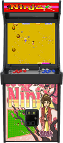 Sega Ninja - Arcade - Cabinet Image