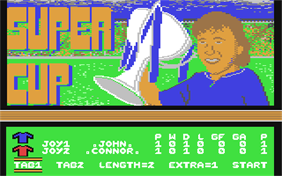 Supercup Football - Screenshot - Game Title Image