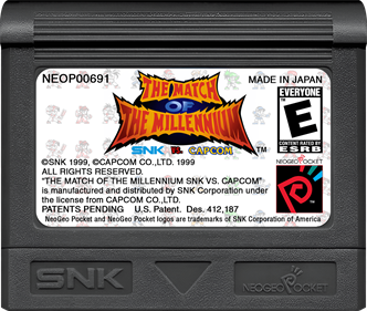SNK vs. Capcom: The Match of the Millennium - Cart - Front Image