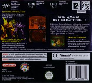 Metroid Prime: Hunters - Box - Back Image