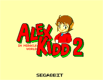 Alex Kidd in Miracle World 2 - Screenshot - Game Title Image