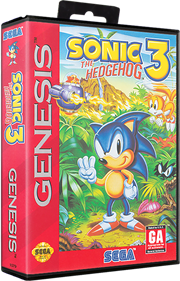 Sonic the Hedgehog 3 - Box - 3D Image
