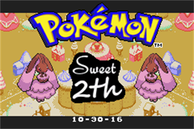 Pokémon Sweet: 2th Edition - Screenshot - Game Title