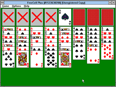 FreeCell Plus - Screenshot - Gameplay Image