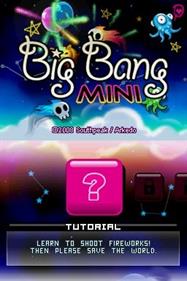 Big Bang Mini - Screenshot - Game Title Image