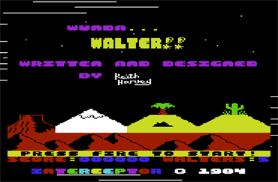 Wunda Walter! - Screenshot - Game Title Image