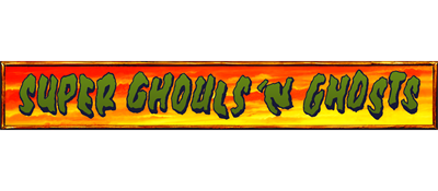 Super Ghouls 'n Ghosts - Clear Logo Image