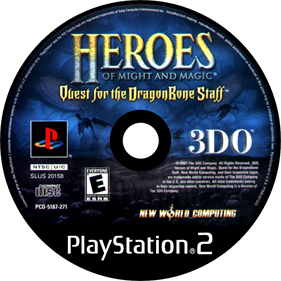 Heroes of Might and Magic: Quest for the Dragon Bone Staff - Disc Image