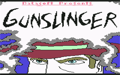 Gunslinger (Datasoft) - Screenshot - Game Title Image