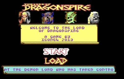 The Lord of Dragonspire - Screenshot - Game Title Image