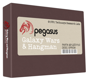 Galaxy Wars & Hangman - Box - 3D