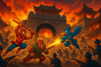China Gate - Fanart - Background