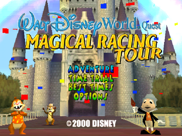 Walt Disney World Quest: Magical Racing Tour - Screenshot - Game Title Image