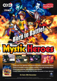 Mystic Heroes - Advertisement Flyer - Front