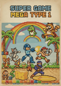 Super Game Mega Type 1 - Fanart - Box - Front