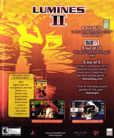 Lumines II - Advertisement Flyer - Front