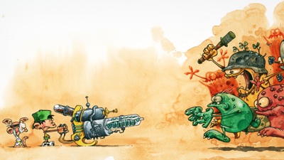 Kid Paddle - Fanart - Background