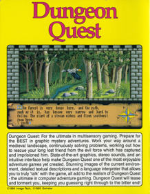 Dungeon Quest - Box - Back