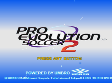 Pro Evolution Soccer 2 - Screenshot - Game Title Image