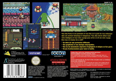 Pocky & Rocky 2 - Box - Back Image