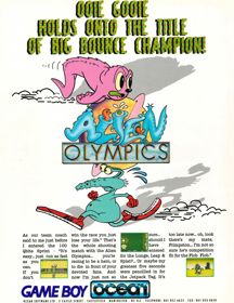 Alien Olympics - Advertisement Flyer - Front