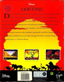 The Lion King - Box - Back