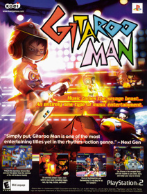 Gitaroo Man - Advertisement Flyer - Front