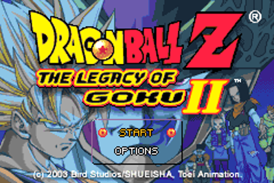 Dragon Ball Z: The Legacy of Goku II - Screenshot - Game Title