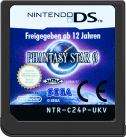 Phantasy Star 0 - Cart - Front Image