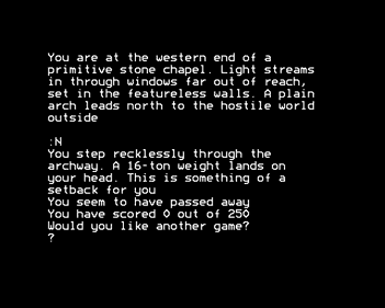 Kingdom of Hamil - Screenshot - Game Over