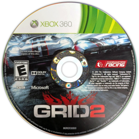 GRID 2 - Disc Image