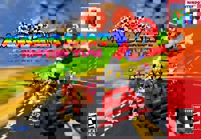 Mario Kart 64: Hooting Time - Fanart - Box - Front