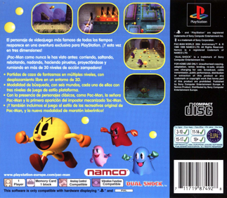 Pac-Man World - Box - Back Image