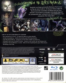 Batman: Arkham Asylum: Game of the Year Edition - Box - Back