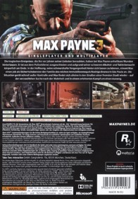 Max Payne 3 - Box - Back