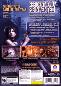 Resident Evil 4 (2005) - Box - Back Image