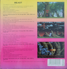 Shadow of the Beast - Box - Back