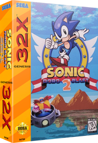 Sonic Robo Blast 32X - Box - 3D