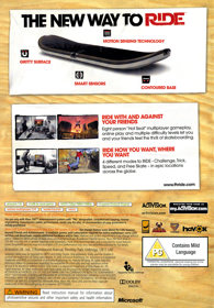 Tony Hawk RIDE - Box - Back