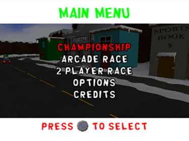 South Park Rally - Screenshot - Game Select