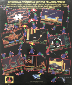 Lemmings - Box - Back
