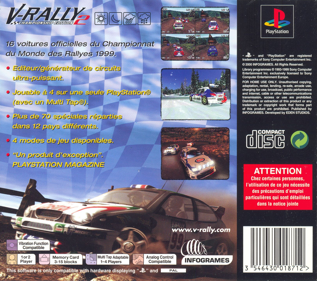 Need for Speed: V-Rally 2 - Box - Back Image