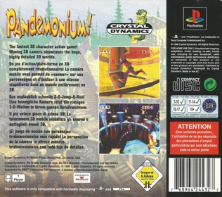 Pandemonium! - Box - Back Image