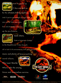 The Lost World: Jurassic Park - Advertisement Flyer - Front